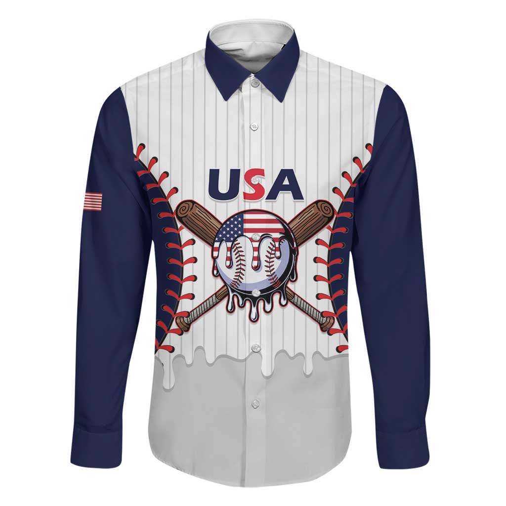 United States 2026 Baseball Custom Family Matching Summer Maxi Dress and Hawaiian Shirt Go USA Drip Style