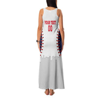 United States 2026 Baseball Custom Family Matching Tank Maxi Dress and Hawaiian Shirt Go USA Drip Style