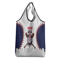 United States 2026 Baseball Custom Grocery Bag Go USA Drip Style