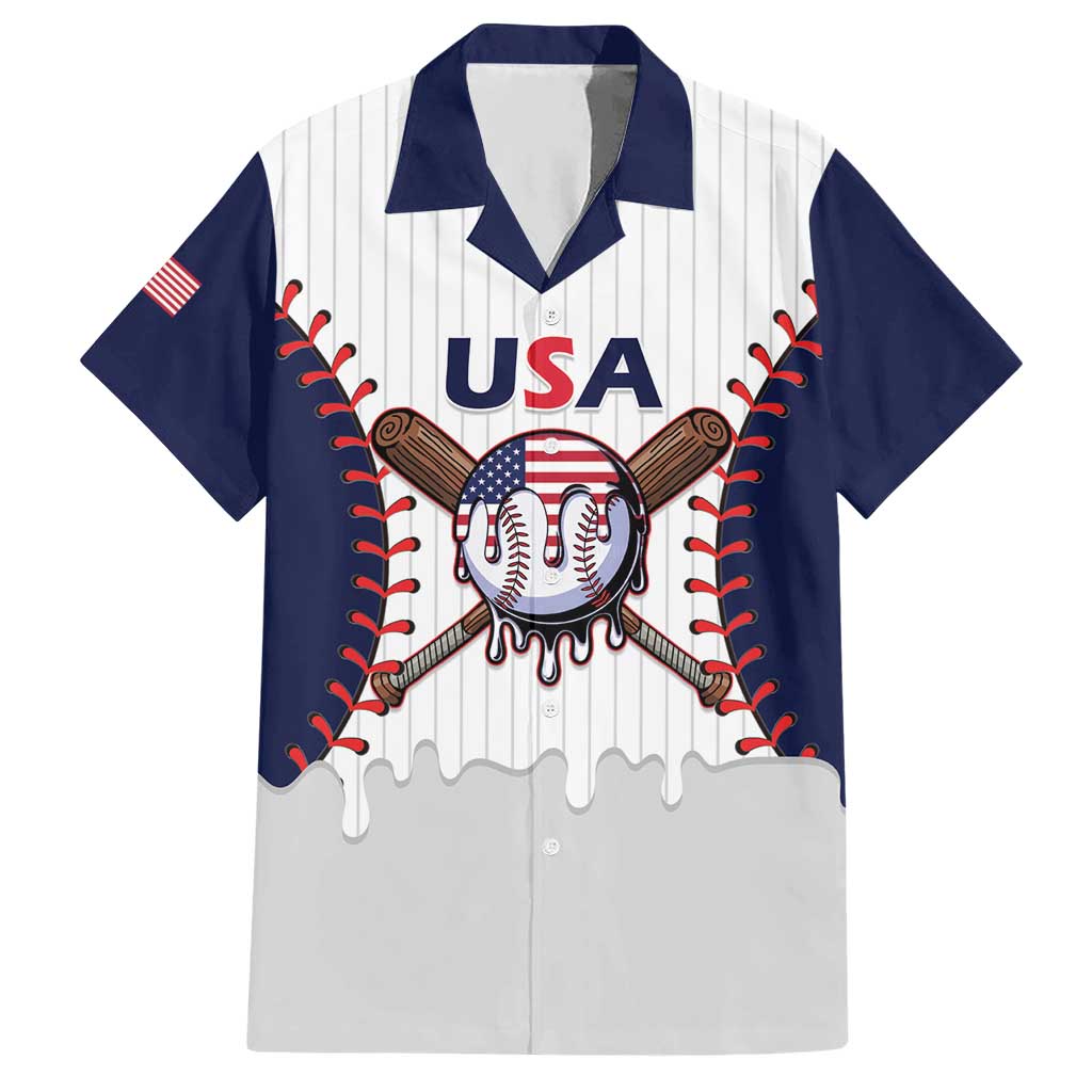 United States 2026 Baseball Custom Hawaiian Shirt Go USA Drip Style