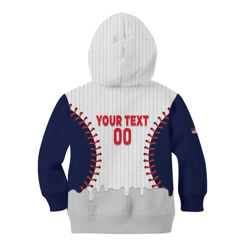 United States 2026 Baseball Custom Kid Hoodie Go USA Drip Style
