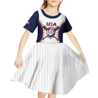 United States 2026 Baseball Custom Kid Short Sleeve Dress Go USA Drip Style