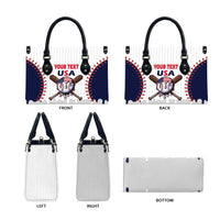 United States 2026 Baseball Custom Leather Bag Go USA Drip Style