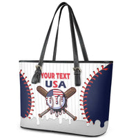 United States 2026 Baseball Custom Leather Tote Bag Go USA Drip Style