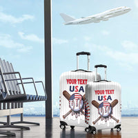 United States 2026 Baseball Custom Luggage Cover Go USA Drip Style