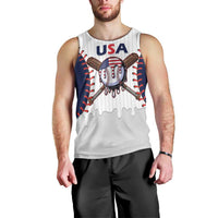 United States 2026 Baseball Custom Men Tank Top Go USA Drip Style
