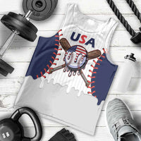 United States 2026 Baseball Custom Men Tank Top Go USA Drip Style