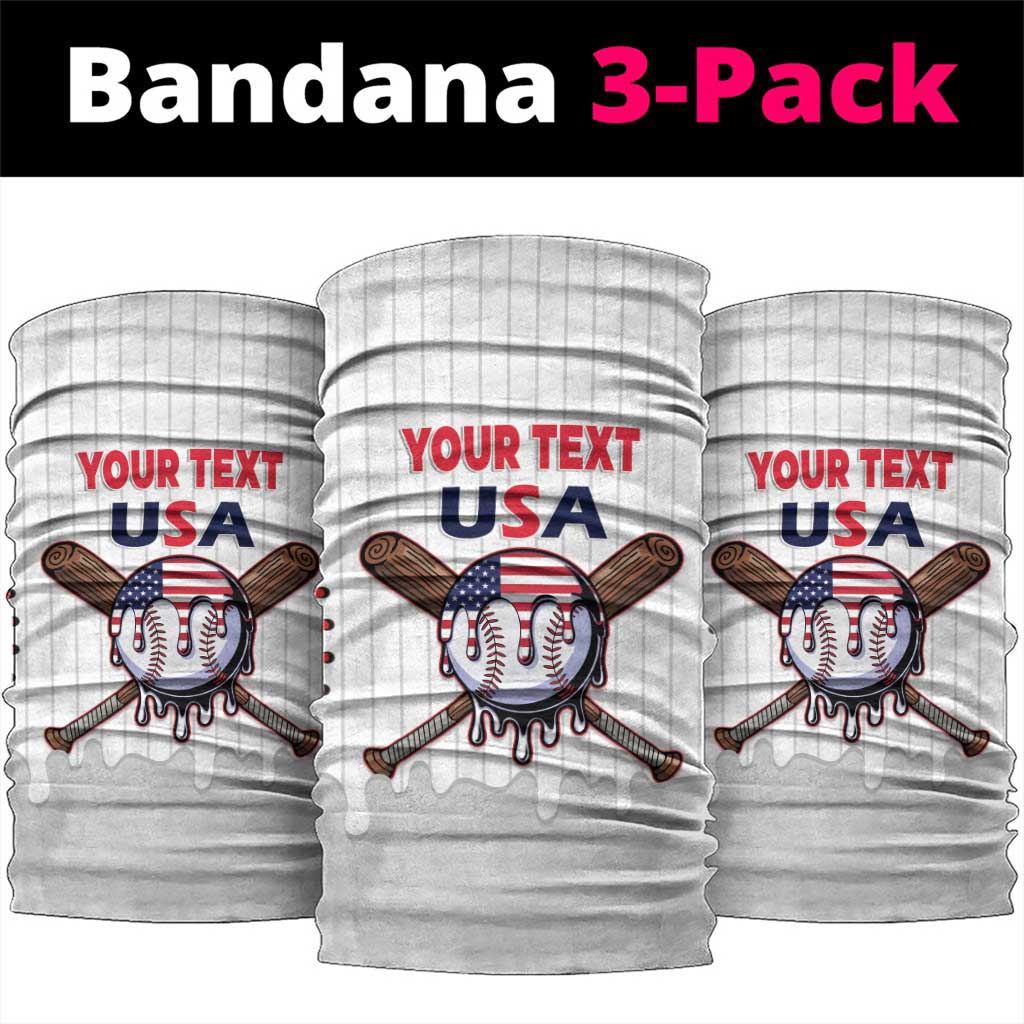 United States 2026 Baseball Custom Neck Gaiter Go USA Drip Style