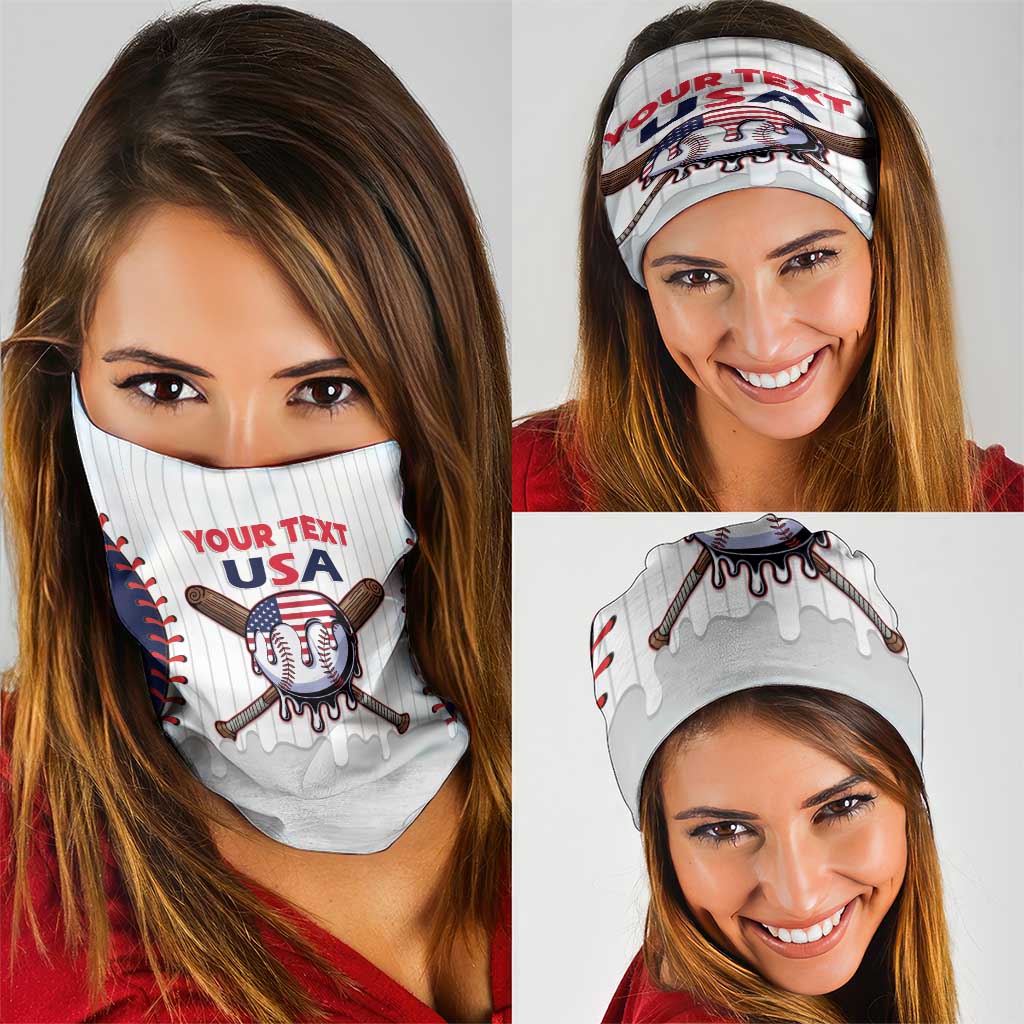 United States 2026 Baseball Custom Neck Gaiter Go USA Drip Style