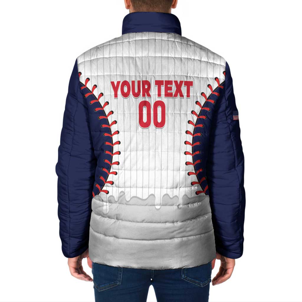 United States 2026 Baseball Custom Padded Jacket Go USA Drip Style