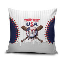 United States 2026 Baseball Custom Pillow Cover Go USA Drip Style