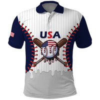 United States 2026 Baseball Custom Polo Shirt Go USA Drip Style