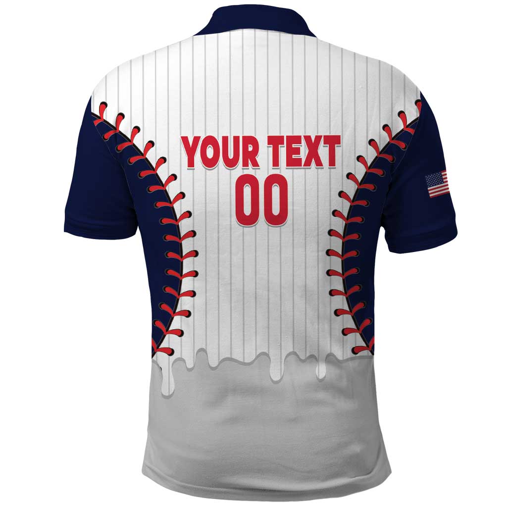 United States 2026 Baseball Custom Polo Shirt Go USA Drip Style