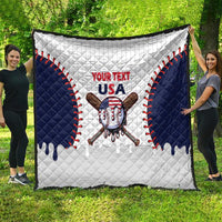 United States 2026 Baseball Custom Quilt Go USA Drip Style