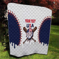 United States 2026 Baseball Custom Quilt Go USA Drip Style