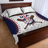 United States 2026 Baseball Custom Quilt Bed Set Go USA Drip Style