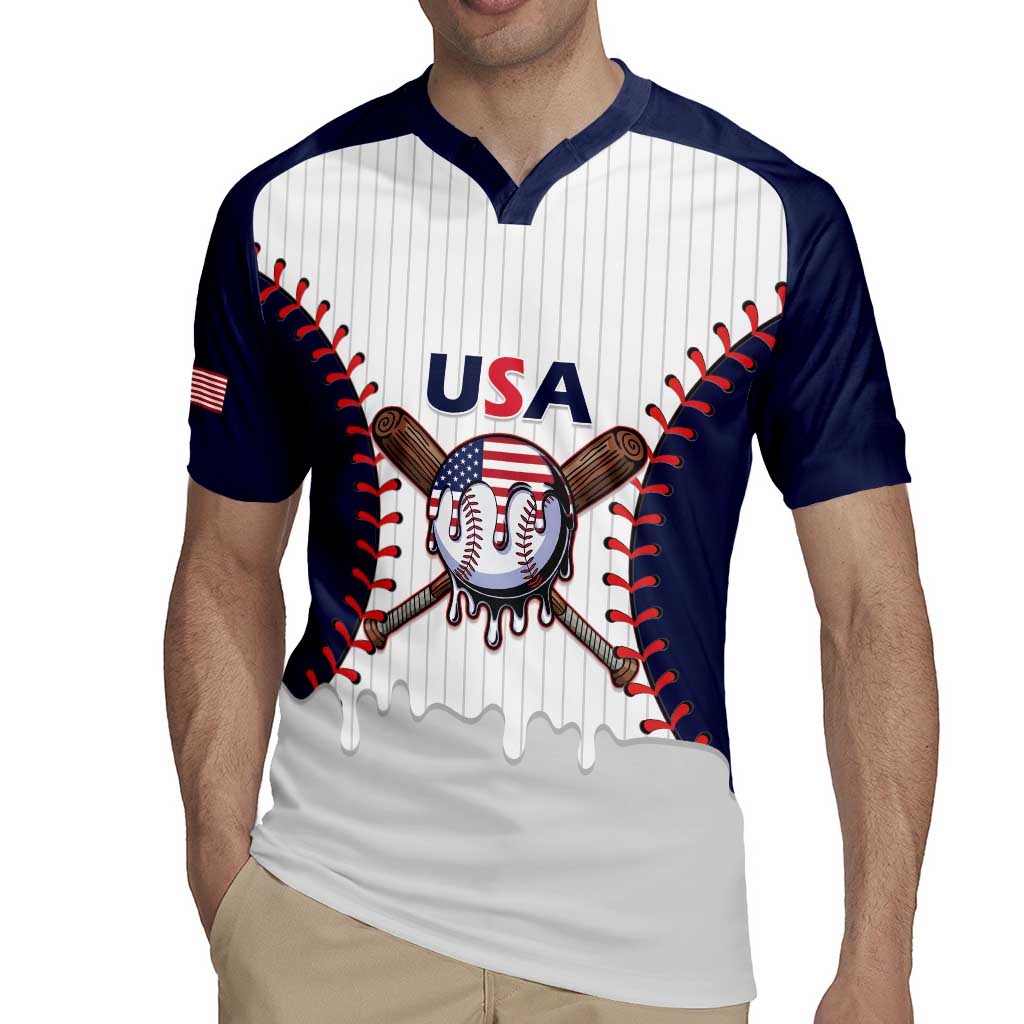 United States 2026 Baseball Custom Rugby Jersey Go USA Drip Style