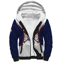 United States 2026 Baseball Custom Sherpa Hoodie Go USA Drip Style