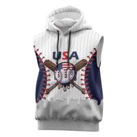 United States 2026 Baseball Custom Sleeveless Hoodie Go USA Drip Style