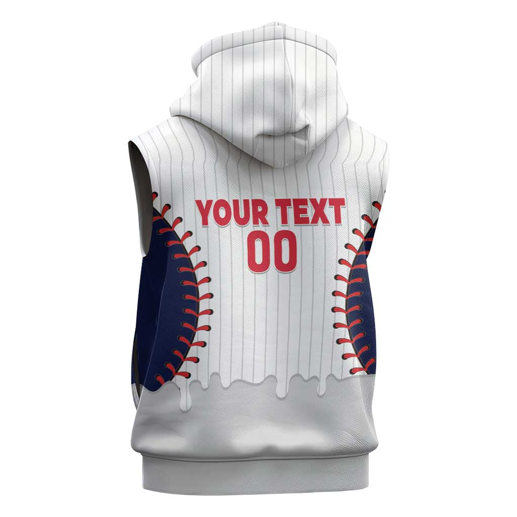 United States 2026 Baseball Custom Sleeveless Hoodie Go USA Drip Style