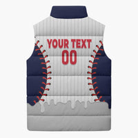 United States 2026 Baseball Custom Sleeveless Puffer Jacket Go USA Drip Style
