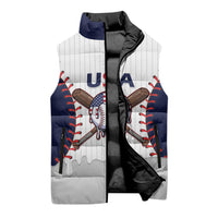United States 2026 Baseball Custom Sleeveless Puffer Jacket Go USA Drip Style