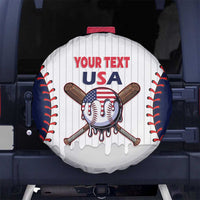 United States 2026 Baseball Custom Spare Tire Cover Go USA Drip Style