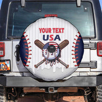 United States 2026 Baseball Custom Spare Tire Cover Go USA Drip Style