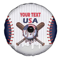 United States 2026 Baseball Custom Spare Tire Cover Go USA Drip Style