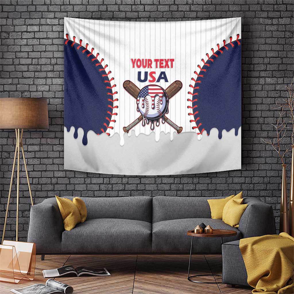 United States 2026 Baseball Custom Tapestry Go USA Drip Style