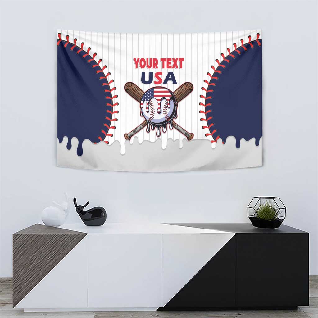 United States 2026 Baseball Custom Tapestry Go USA Drip Style