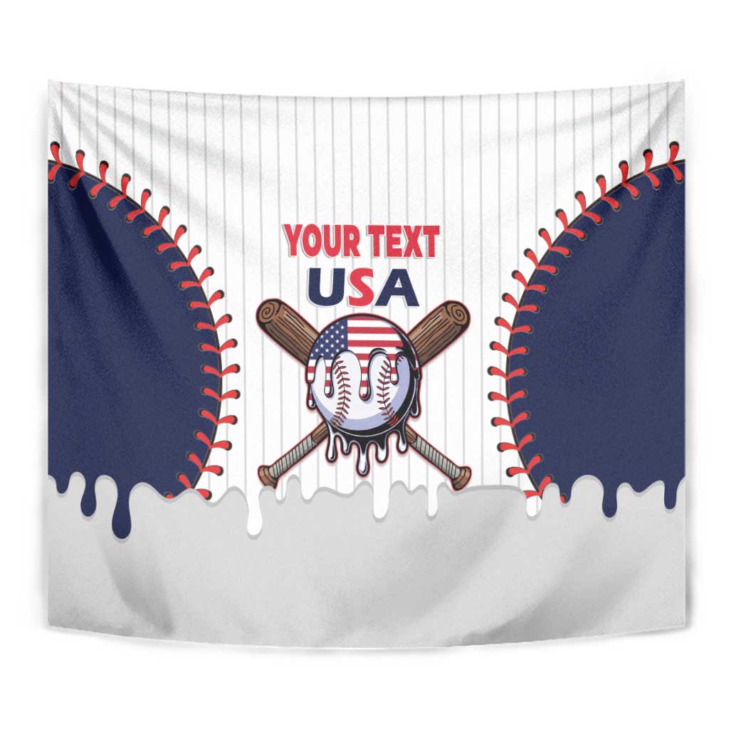 United States 2026 Baseball Custom Tapestry Go USA Drip Style