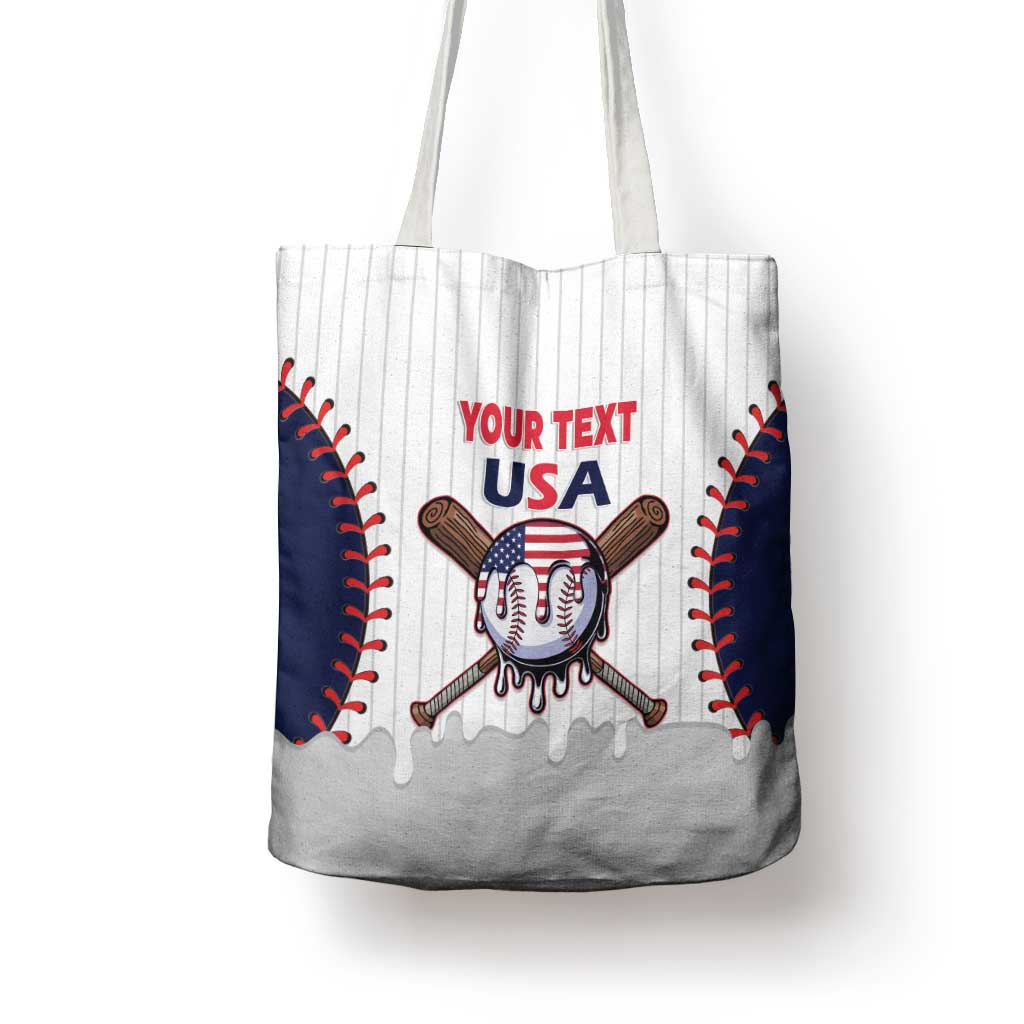 United States 2026 Baseball Custom Tote Bag Go USA Drip Style