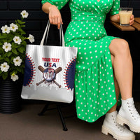 United States 2026 Baseball Custom Tote Bag Go USA Drip Style