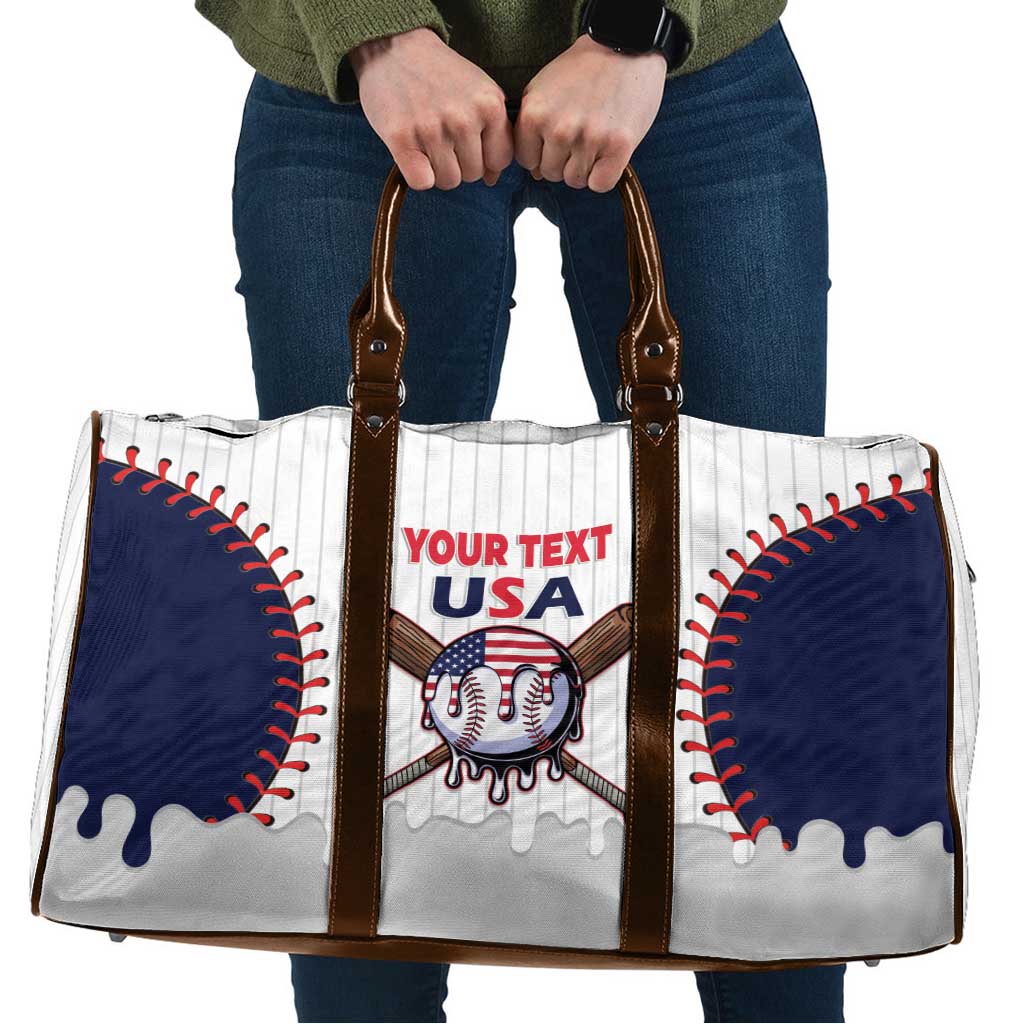 United States 2026 Baseball Custom Travel Bag Go USA Drip Style