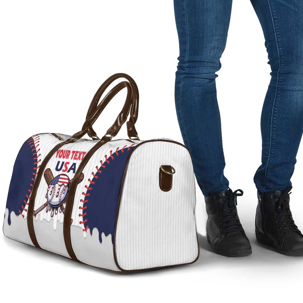 United States 2026 Baseball Custom Travel Bag Go USA Drip Style