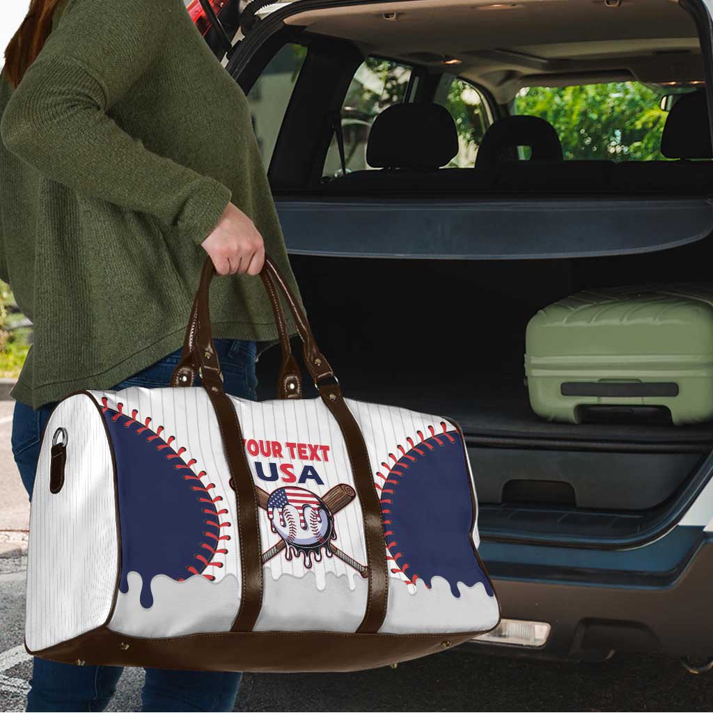 United States 2026 Baseball Custom Travel Bag Go USA Drip Style