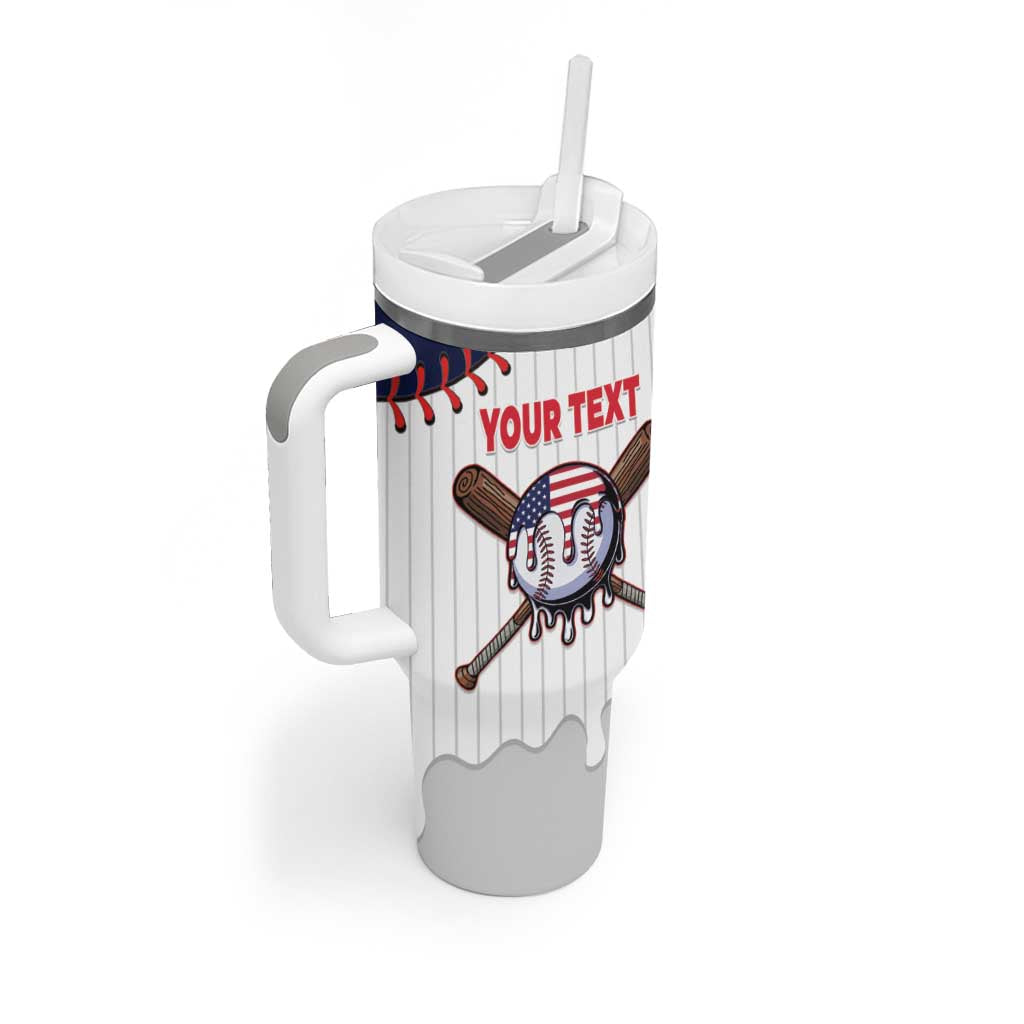 United States 2026 Baseball Custom Tumbler With Handle Go USA Drip Style