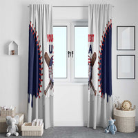 United States 2026 Baseball Custom Window Curtain Go USA Drip Style