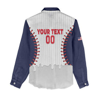 United States 2026 Baseball Custom Women Casual Shirt Go USA Drip Style