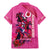 Kentucky Horse Racing Family Matching Mermaid Dress and Hawaiian Shirt 151st Anniversary With Roses - Pink Version LT14
