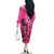 Kentucky Horse Racing Family Matching Off Shoulder Long Sleeve Dress and Hawaiian Shirt 151st Anniversary With Roses - Pink Version LT14