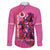 Kentucky Horse Racing Family Matching Puletasi and Hawaiian Shirt 151st Anniversary With Roses - Pink Version LT14