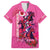 Kentucky Horse Racing Family Matching Short Sleeve Bodycon Dress and Hawaiian Shirt 151st Anniversary With Roses - Pink Version LT14