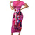 Kentucky Horse Racing Family Matching Short Sleeve Bodycon Dress and Hawaiian Shirt 151st Anniversary With Roses - Pink Version LT14