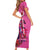 Kentucky Horse Racing Family Matching Short Sleeve Bodycon Dress and Hawaiian Shirt 151st Anniversary With Roses - Pink Version LT14