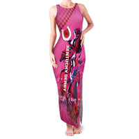 Kentucky Horse Racing Family Matching Tank Maxi Dress and Hawaiian Shirt 151st Anniversary With Roses - Pink Version LT14