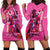 Kentucky Horse Racing Hoodie Dress 151st Anniversary With Roses - Pink Version LT14