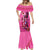 Kentucky Horse Racing Mermaid Dress 151st Anniversary With Roses - Pink Version LT14