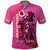 Kentucky Horse Racing Polo Shirt 151st Anniversary With Roses - Pink Version LT14